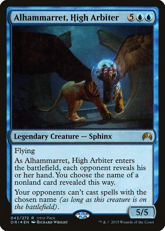 Alhammarret, High Arbiter (Intro Pack) [Magic Origins Promos] | Boutique FDB TCG