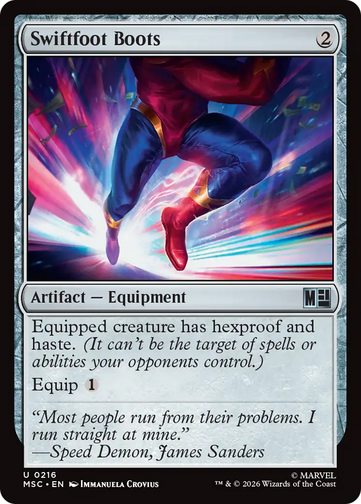 Swiftfoot Boots [Marvel Super Heroes Commander] | Boutique FDB TCG