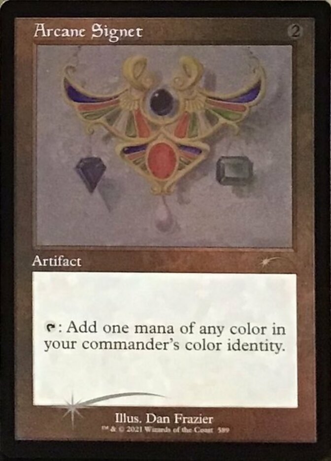 Arcane Signet (Retro) (Foil Etched) [Secret Lair Drop Promos] | Boutique FDB TCG