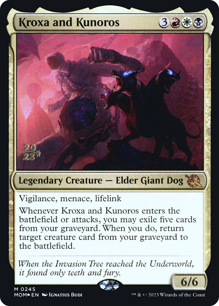 Kroxa and Kunoros [March of the Machine Prerelease Promos] | Boutique FDB TCG