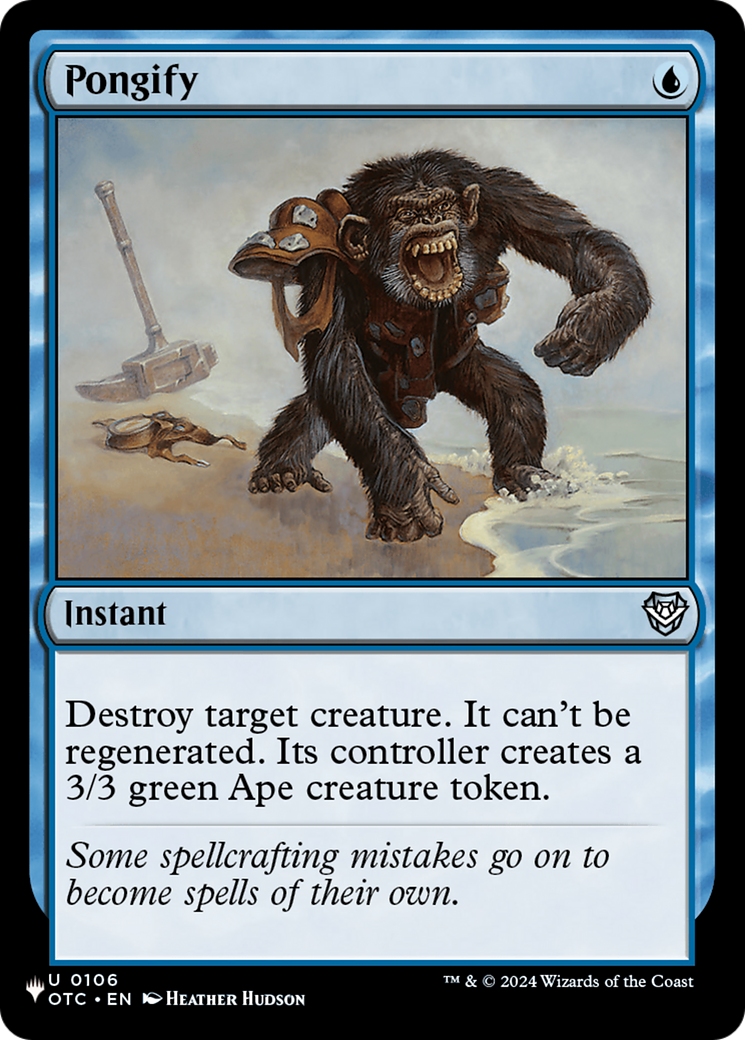 Pongify (OTC) [The List] | Boutique FDB TCG