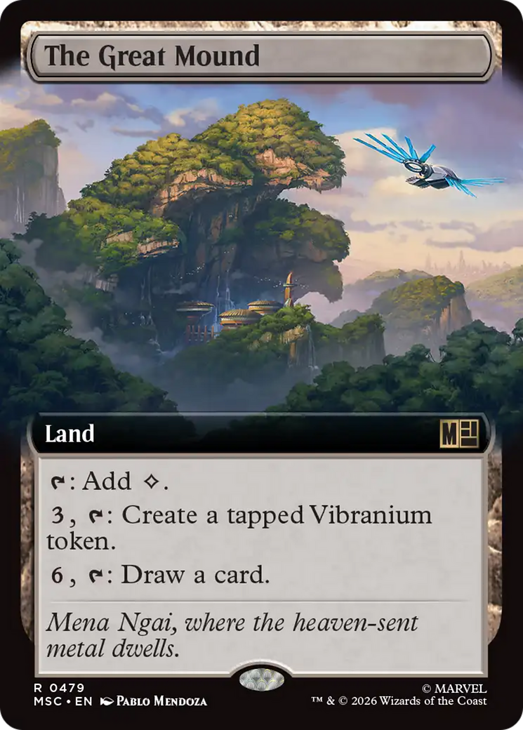 The Great Mound (Extended Art) [Marvel Super Heroes Commander] | Boutique FDB TCG