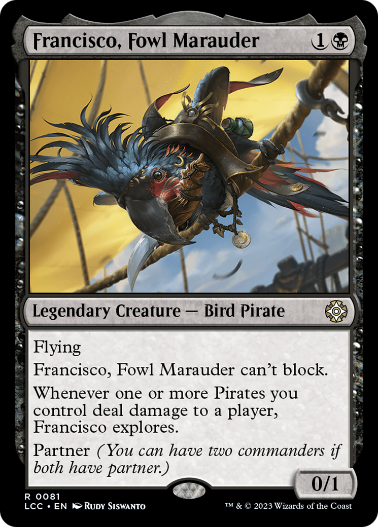 Francisco, Fowl Marauder [The Lost Caverns of Ixalan Commander] | Boutique FDB TCG