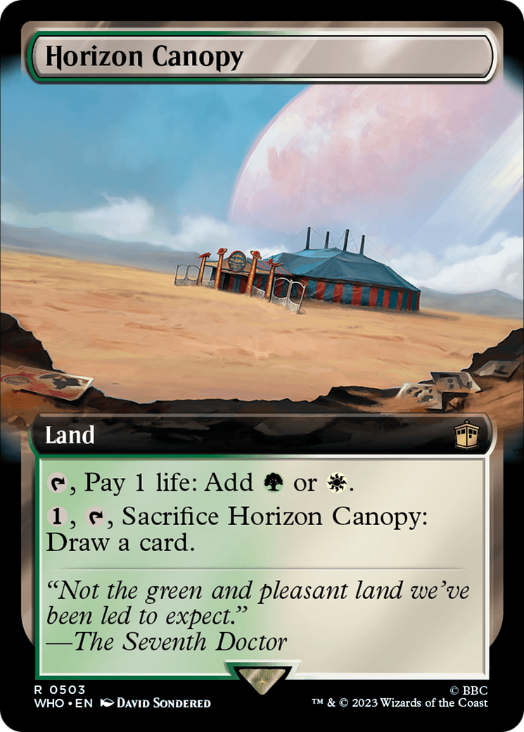 Horizon Canopy (Extended Art) [Doctor Who] | Boutique FDB TCG