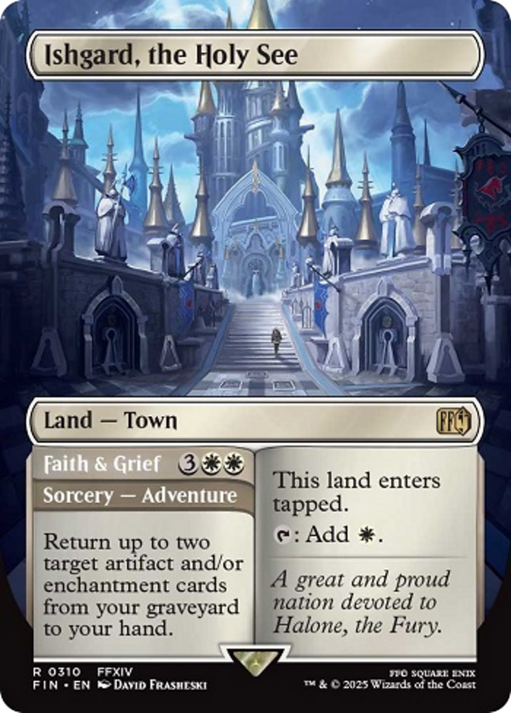 Ishgard, the Holy See (Borderless) [FINAL FANTASY] | Boutique FDB TCG