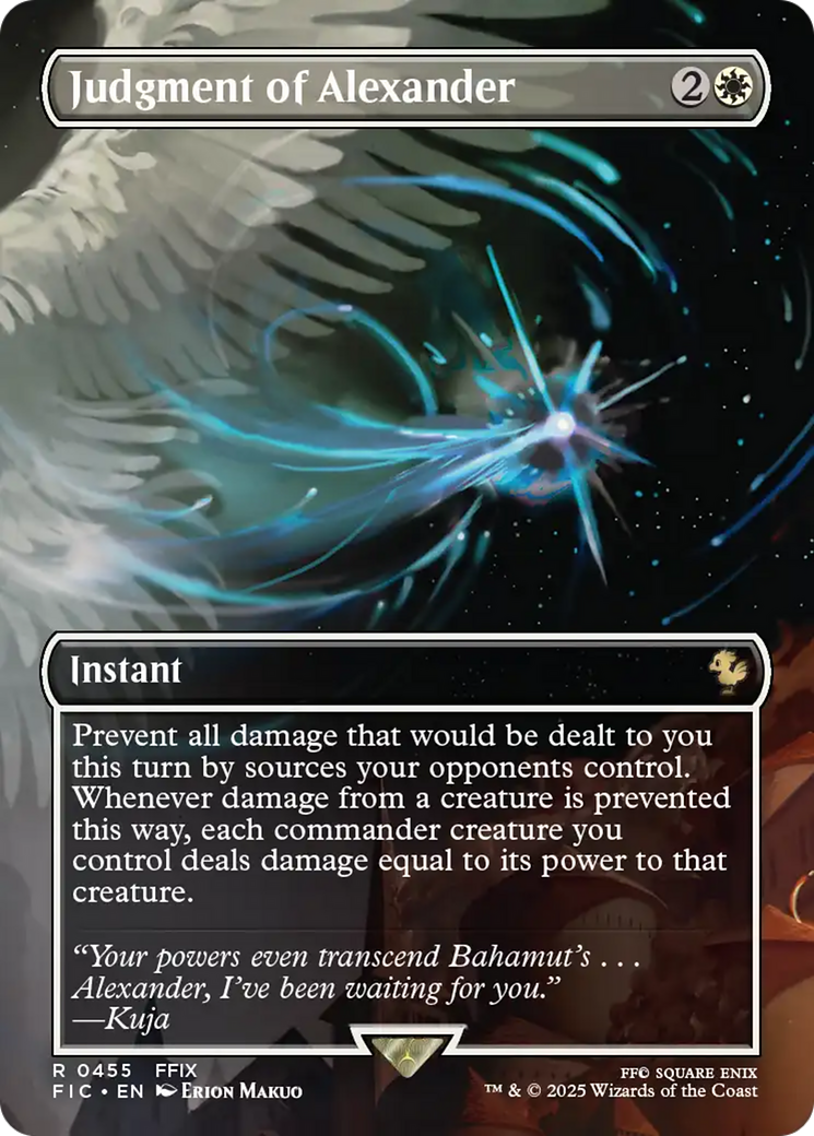 Judgment of Alexander (Borderless) [FINAL FANTASY Commander] | Boutique FDB TCG