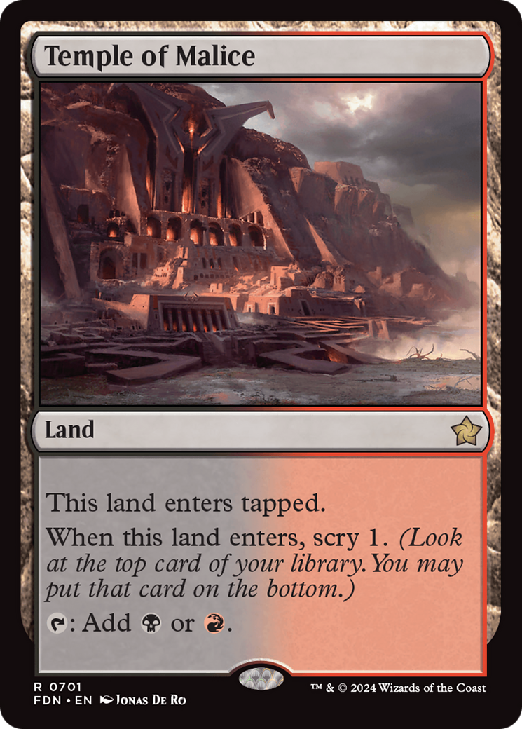 Temple of Malice [Foundations] | Boutique FDB TCG