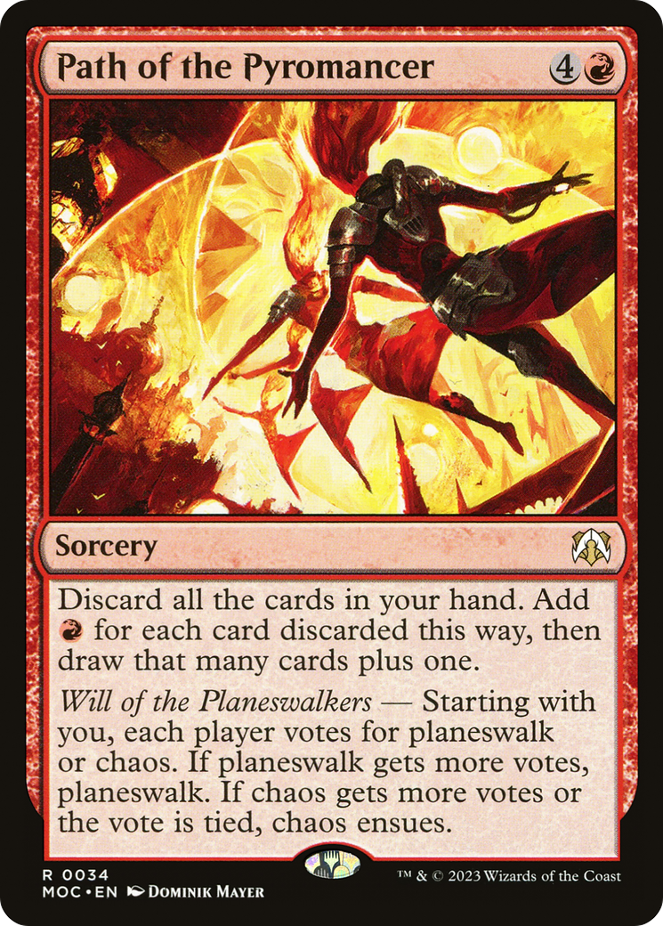 Path of the Pyromancer [March of the Machine Commander] | Boutique FDB TCG