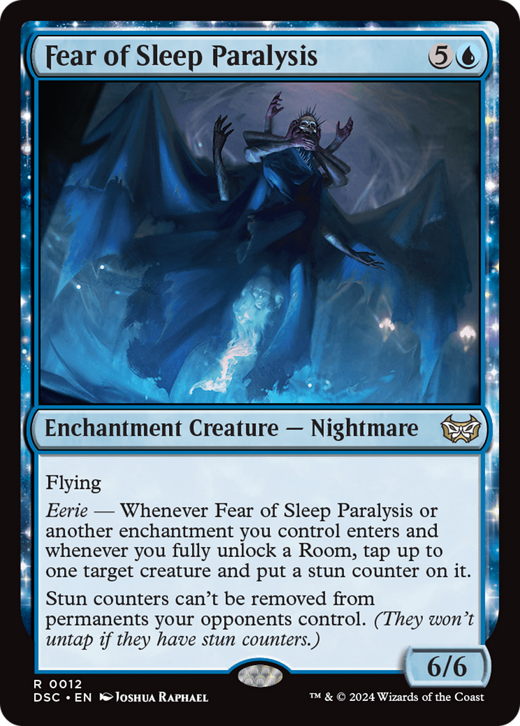 Fear of Sleep Paralysis [Duskmourn: House of Horror Commander] | Boutique FDB TCG