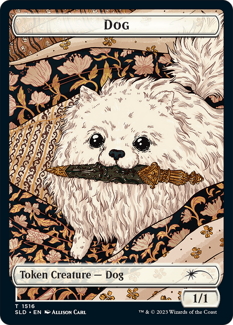 Dog // Cat Double-Sided Token [Secret Lair Commander Deck: Raining Cats and Dogs Tokens] | Boutique FDB TCG