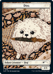 Dog // Cat Double-Sided Token [Secret Lair Commander Deck: Raining Cats and Dogs Tokens] | Boutique FDB TCG