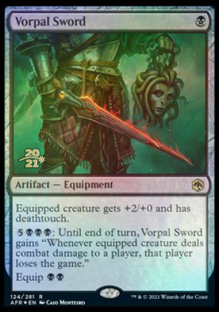 Vorpal Sword [Dungeons & Dragons: Adventures in the Forgotten Realms Prerelease Promos] | Boutique FDB TCG