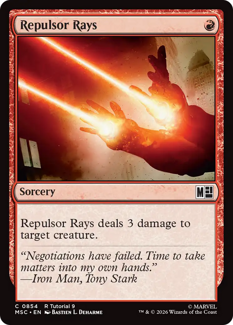 Repulsor Rays [Marvel Super Heroes Commander] | Boutique FDB TCG
