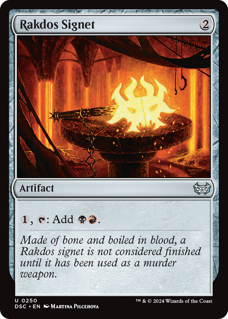 Rakdos Signet [Duskmourn: House of Horror Commander] | Boutique FDB TCG