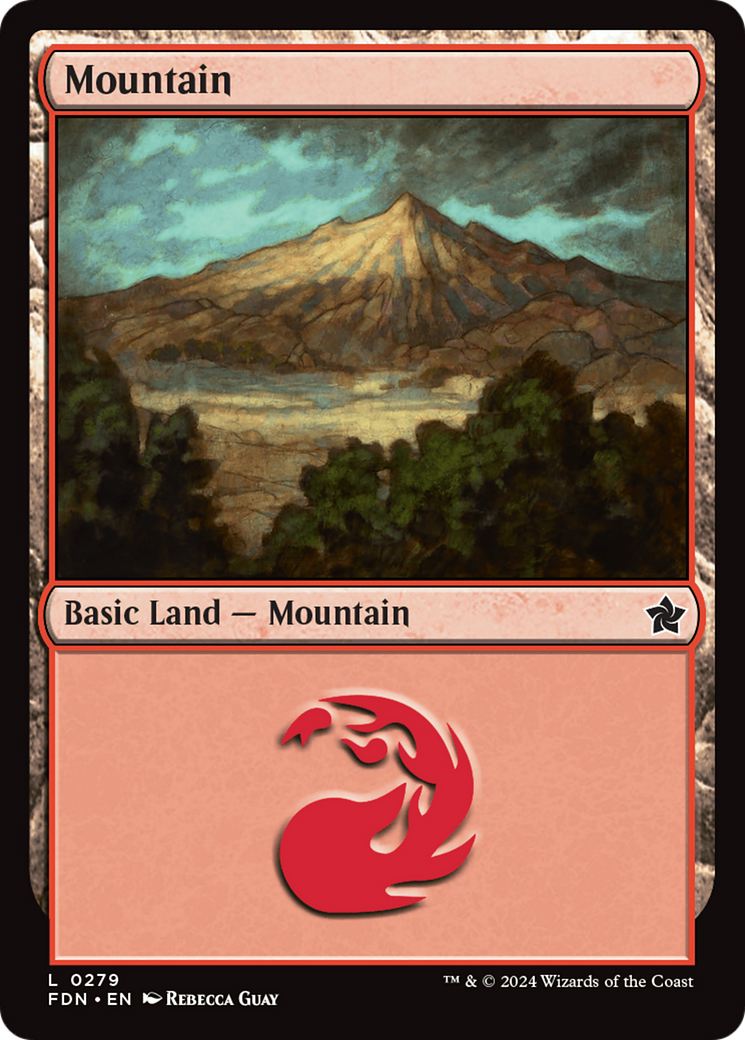 Mountain (0279) [Foundations] | Boutique FDB TCG