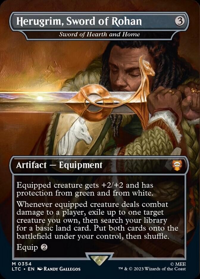 Herugrim, Sword of Rohan - Sword of Hearth and Home [The Lord of the Rings: Tales of Middle-Earth Commander] | Boutique FDB TCG