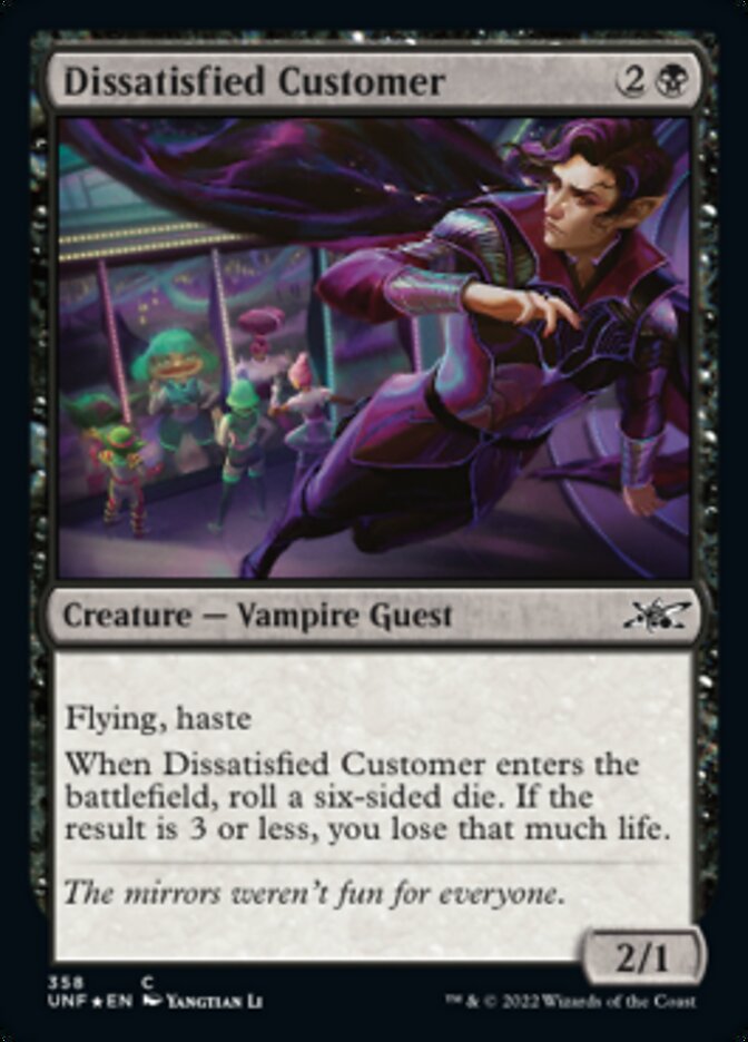 Dissatisfied Customer (Galaxy Foil) [Unfinity] | Boutique FDB TCG