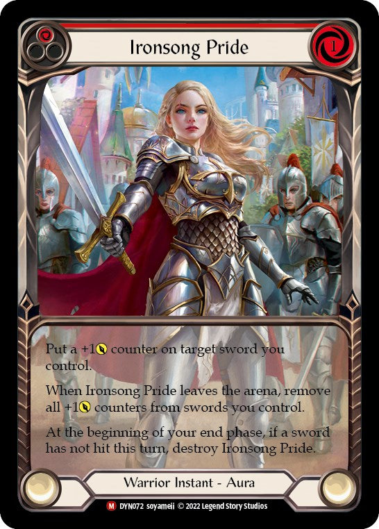 Ironsong Pride (Extended Art) [DYN072] (Dynasty)  Rainbow Foil | Boutique FDB TCG