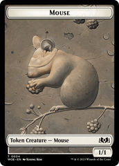 Mouse // Food (0011) Double-Sided Token [Wilds of Eldraine Tokens] | Boutique FDB TCG