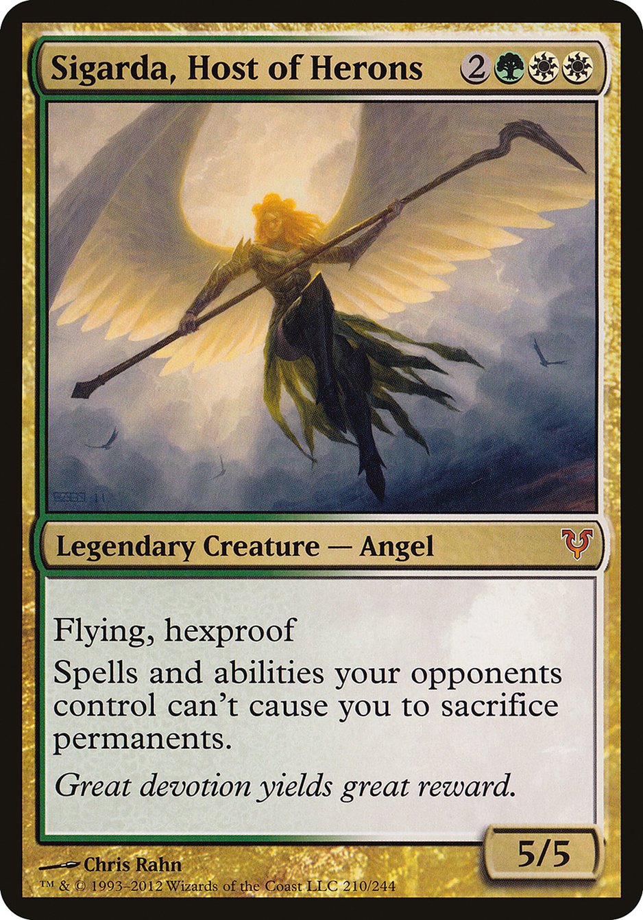 Sigarda, Host of Herons (Oversized) [Open the Helvault] | Boutique FDB TCG