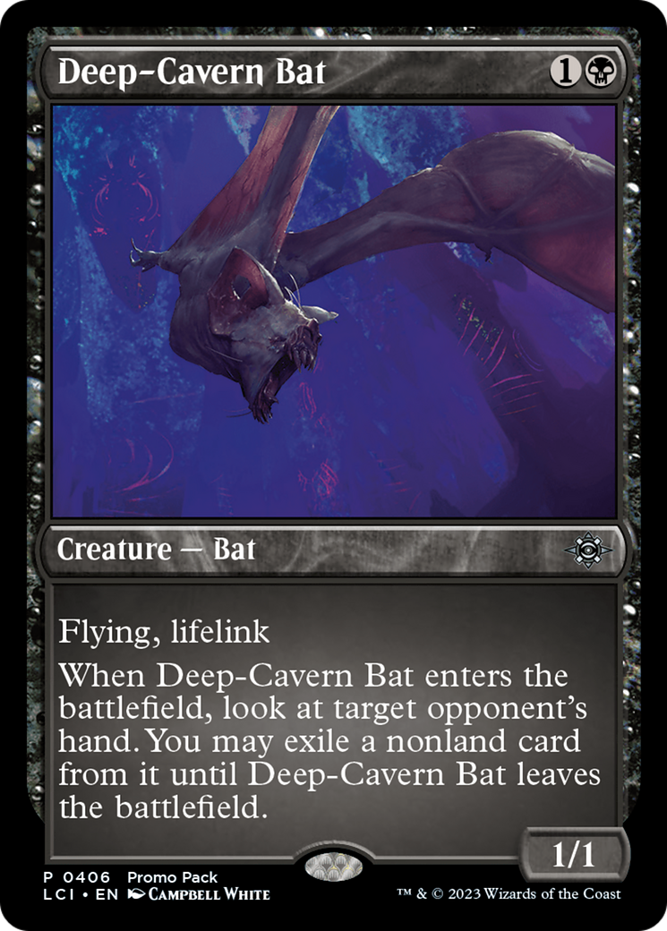 Deep-Cavern Bat [The Lost Caverns of Ixalan Promos] | Boutique FDB TCG