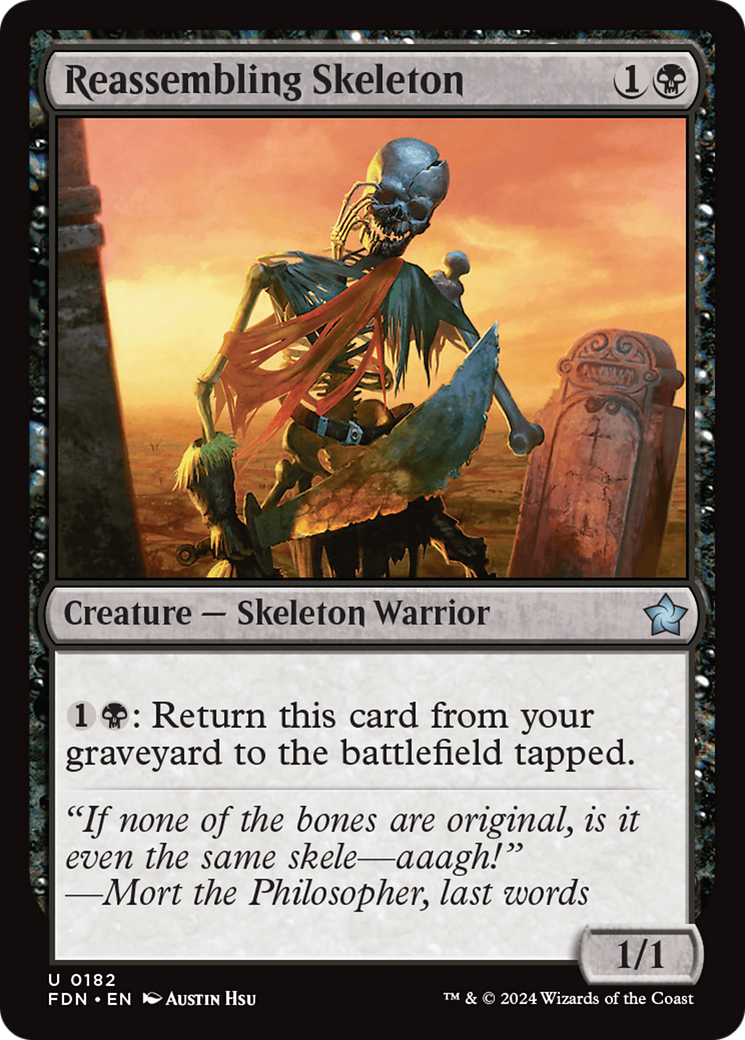 Reassembling Skeleton [Foundations] | Boutique FDB TCG