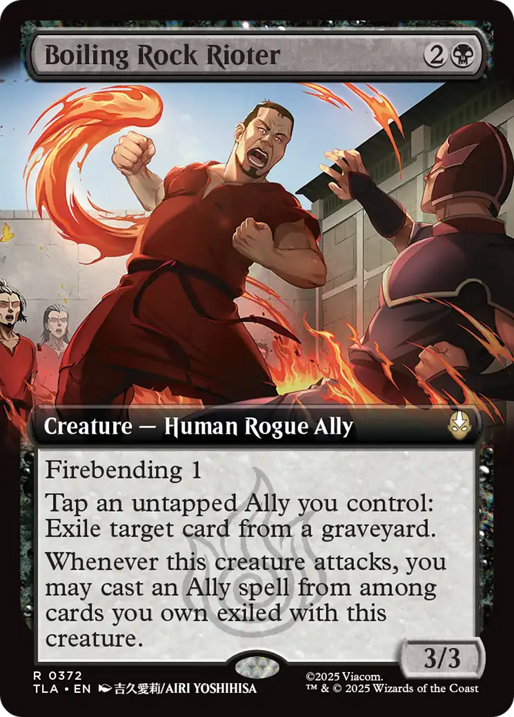 Boiling Rock Rioter (Extended Art) [Avatar: The Last Airbender] | Boutique FDB TCG