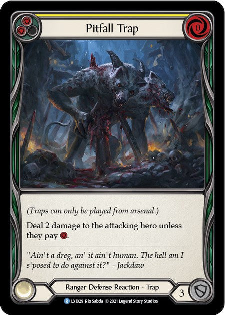 Pitfall Trap (Yellow) [LXI029] (Tales of Aria Lexi Blitz Deck)  1st Edition Normal | Boutique FDB TCG