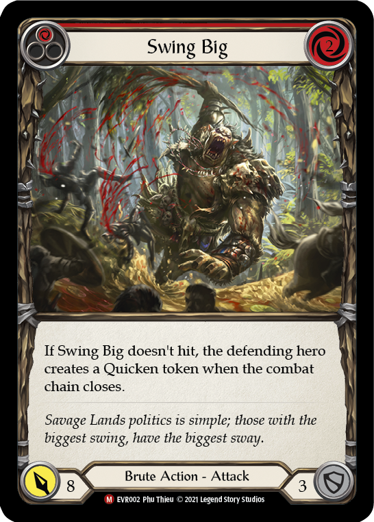 Swing Big [EVR002] (Everfest)  1st Edition Rainbow Foil | Boutique FDB TCG