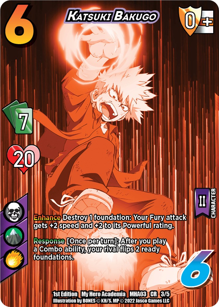 Katsuki Bakugo (Serial Numbered) [Heroes Clash] | Boutique FDB TCG