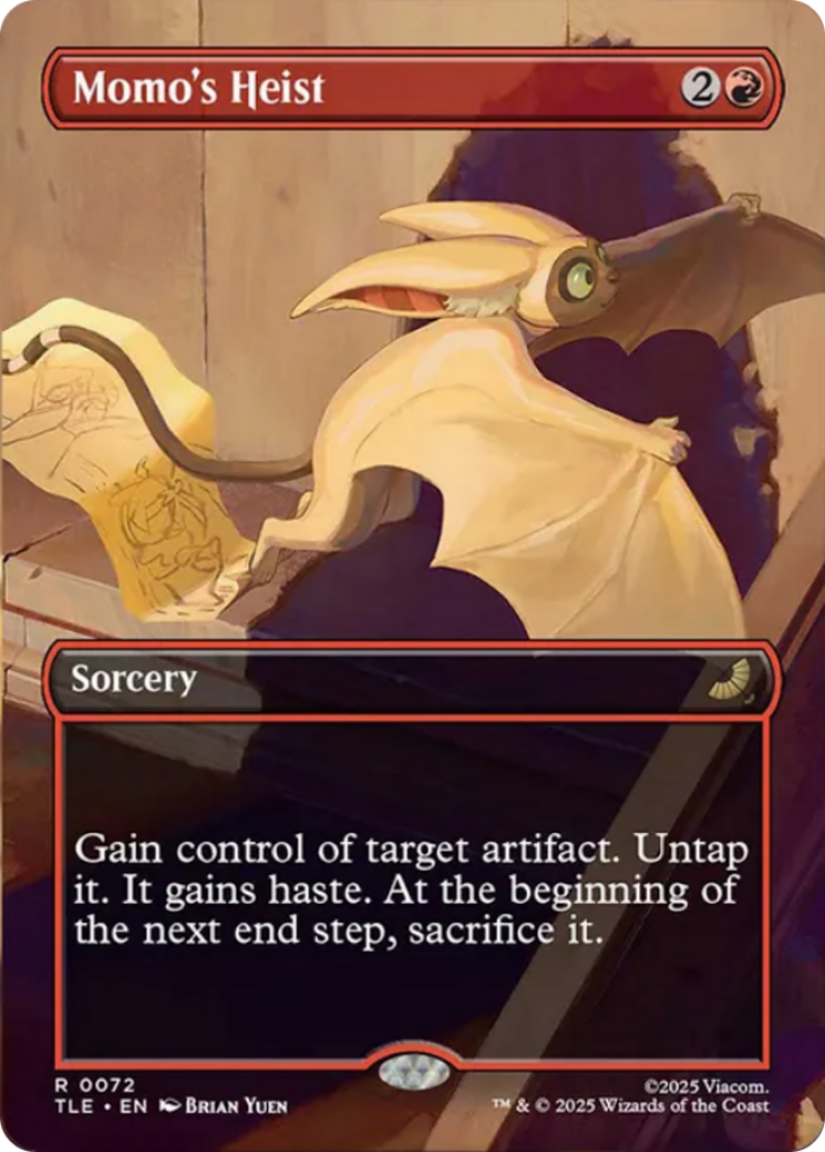 Momo's Heist (Borderless) [Avatar: The Last Airbender: Eternal-Legal] | Boutique FDB TCG