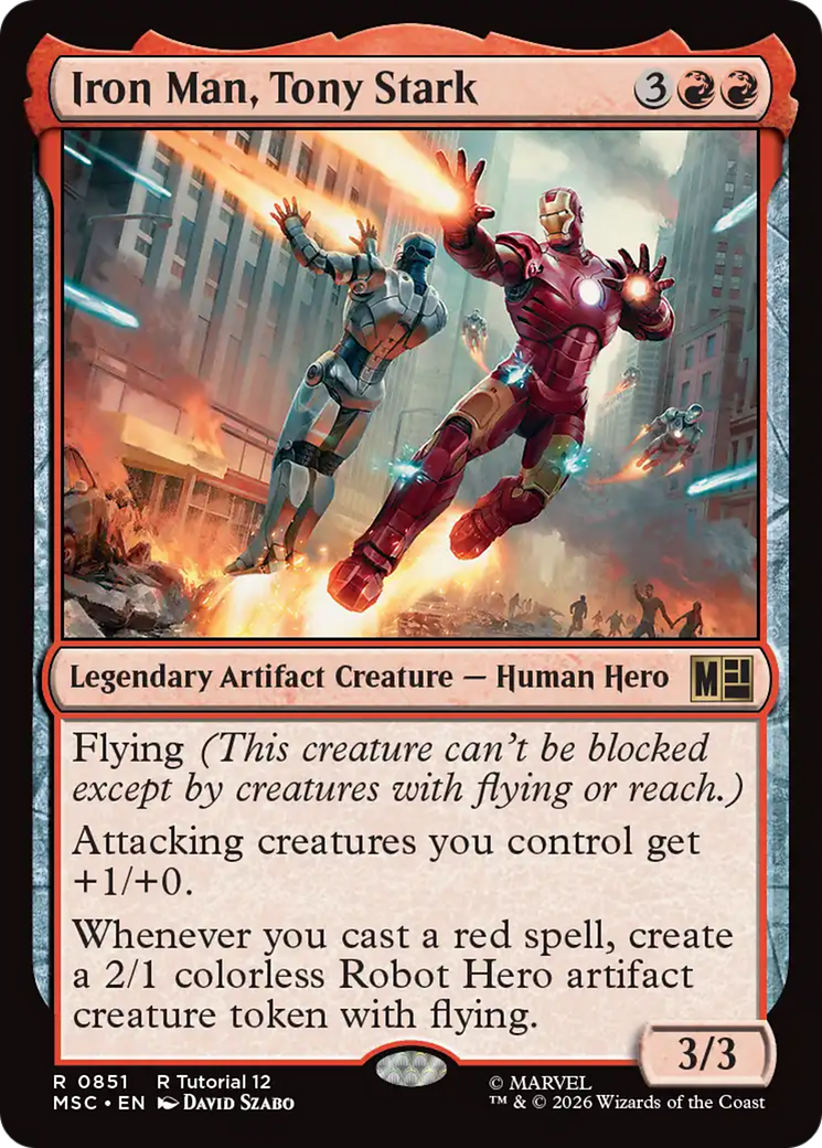 Iron Man, Tony Stark [Marvel Super Heroes Commander] | Boutique FDB TCG