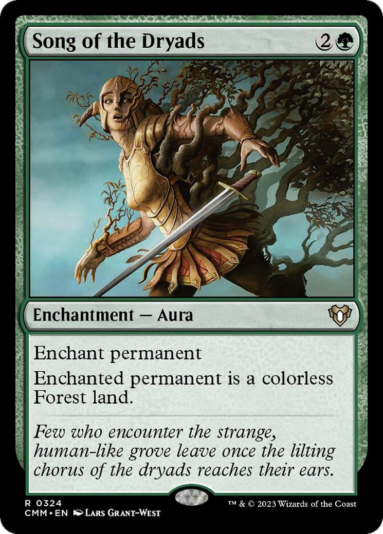 Song of the Dryads [Commander Masters] | Boutique FDB TCG