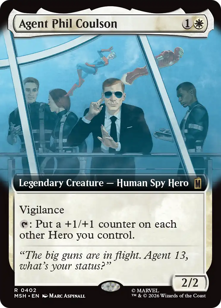 Agent Phil Coulson (Extended Art) [Marvel Super Heroes] | Boutique FDB TCG