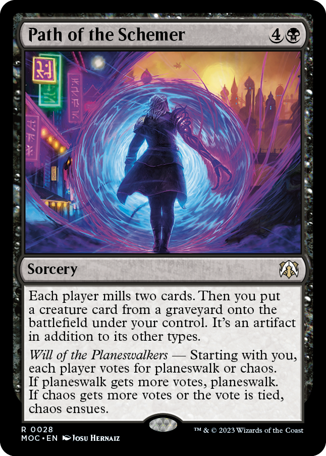 Path of the Schemer [March of the Machine Commander] | Boutique FDB TCG