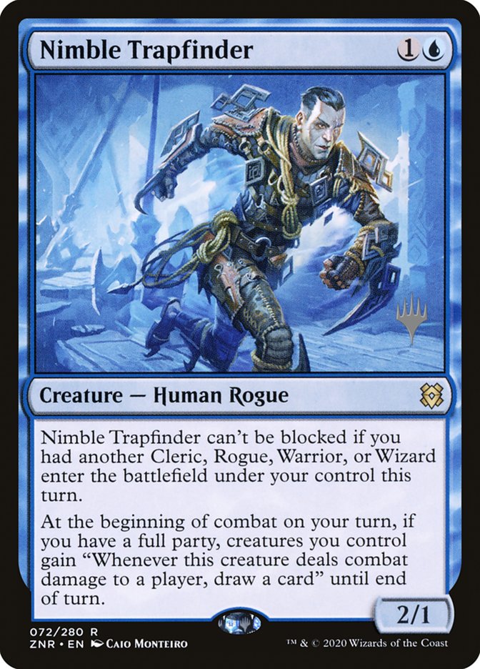 Nimble Trapfinder (Promo Pack) [Zendikar Rising Promos] | Boutique FDB TCG