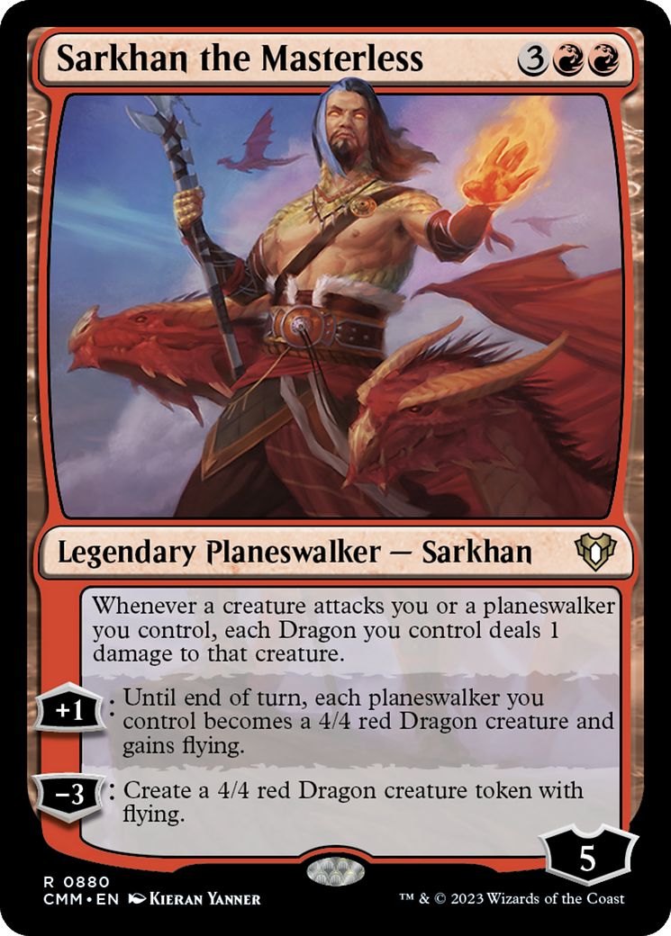 Sarkhan the Masterless [Commander Masters] | Boutique FDB TCG