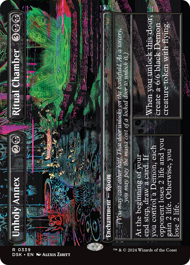 Unholy Annex // Ritual Chamber (Borderless) [Duskmourn: House of Horror] | Boutique FDB TCG