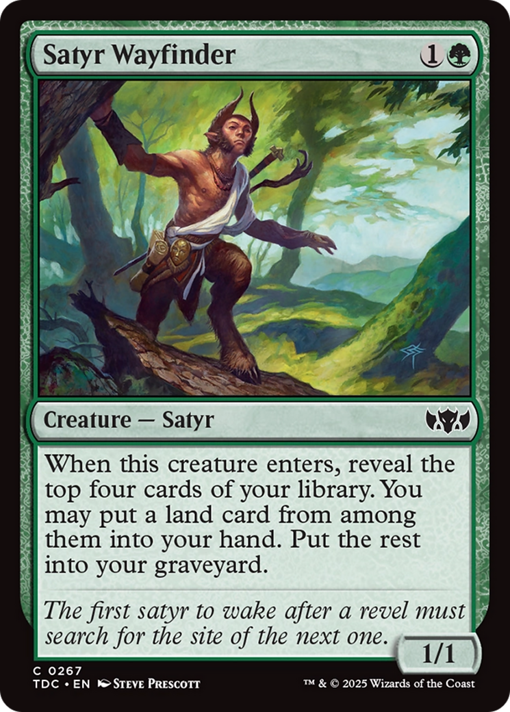 Satyr Wayfinder [Tarkir: Dragonstorm Commander] | Boutique FDB TCG