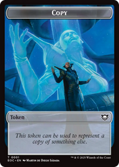 Copy // Clue Double-Sided Token [Edge of Eternities Commander Tokens] | Boutique FDB TCG