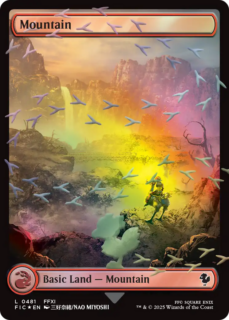 Mountain (Chocobo Track Foil) [FINAL FANTASY Commander] | Boutique FDB TCG