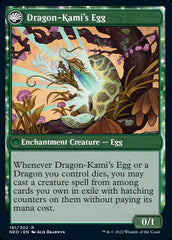 The Dragon-Kami Reborn // Dragon-Kami's Egg [Kamigawa: Neon Dynasty] | Boutique FDB TCG