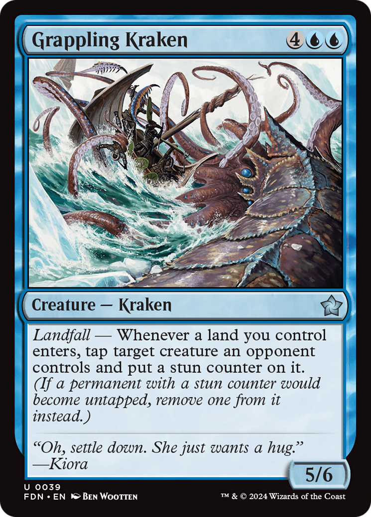 Grappling Kraken [Foundations] | Boutique FDB TCG