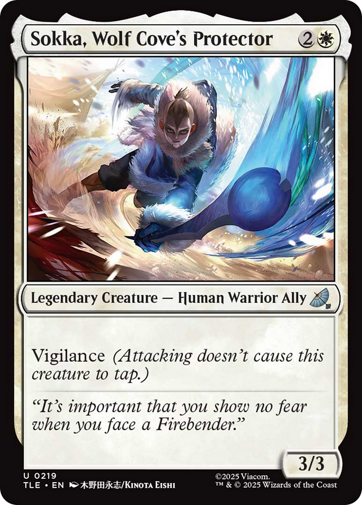Sokka, Wolf Cove's Protector [Avatar: The Last Airbender: Eternal-Legal] | Boutique FDB TCG