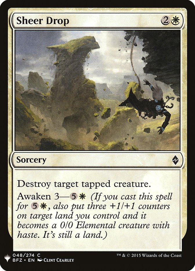 Sheer Drop [Mystery Booster] | Boutique FDB TCG