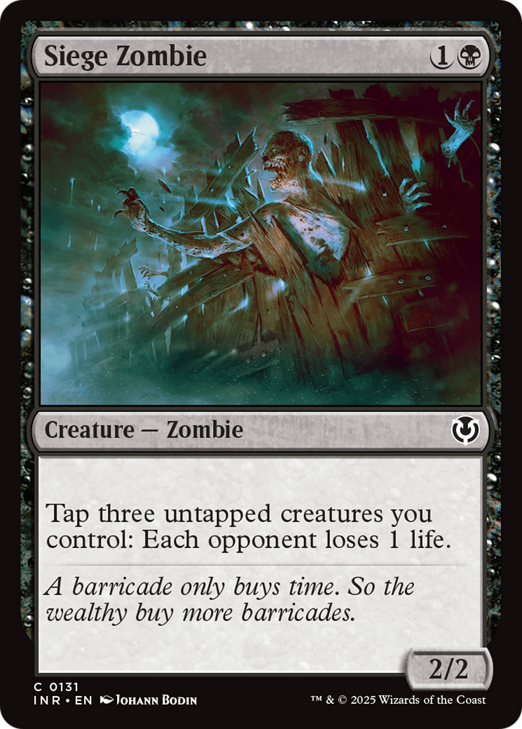 Siege Zombie [Innistrad Remastered] | Boutique FDB TCG