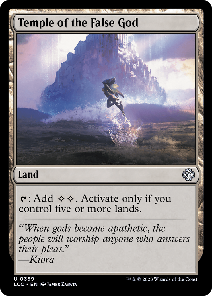Temple of the False God [The Lost Caverns of Ixalan Commander] | Boutique FDB TCG