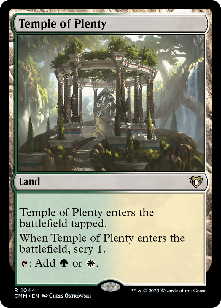 Temple of Plenty [Commander Masters] | Boutique FDB TCG