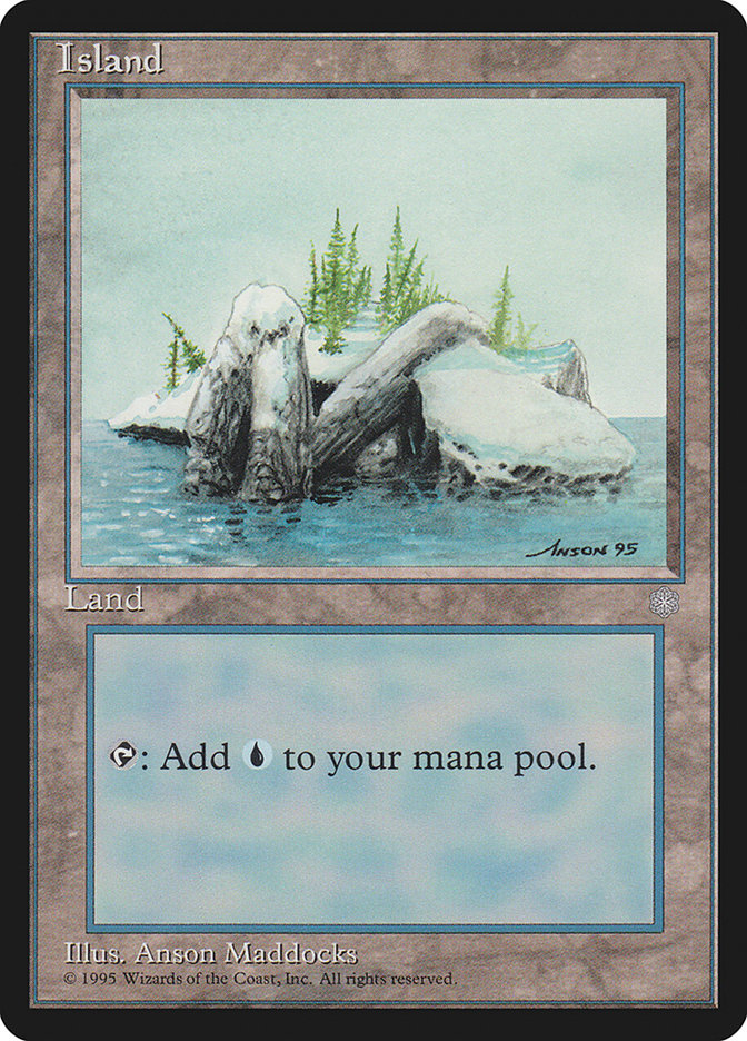Island (Signature on Right) [Ice Age] | Boutique FDB TCG