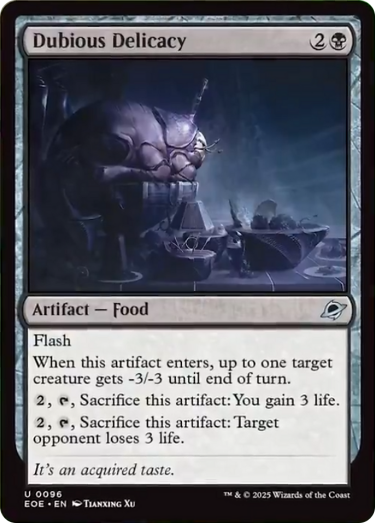 Dubious Delicacy [Edge of Eternities] | Boutique FDB TCG